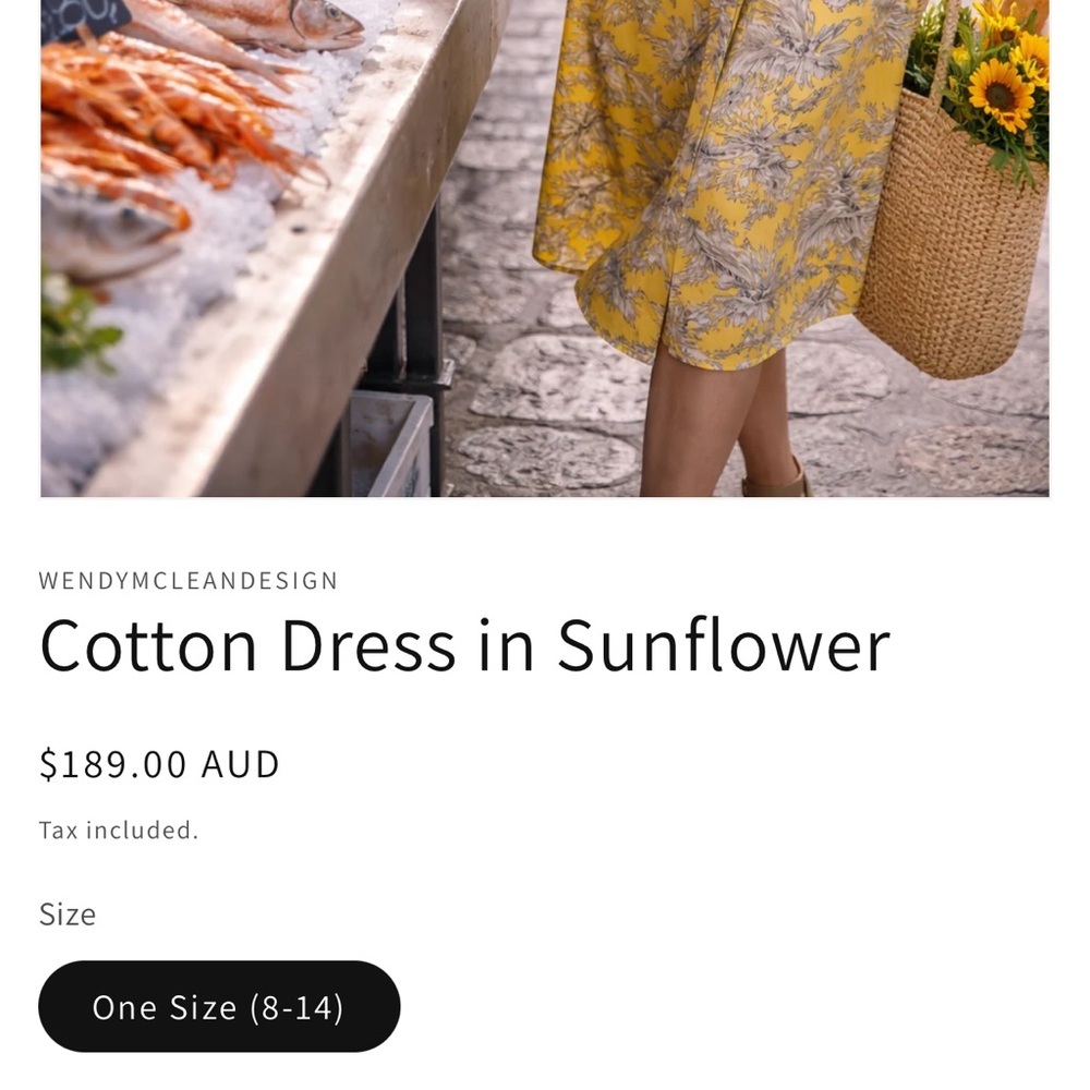 Floral Button-Up Dress - Picture 8 of 9